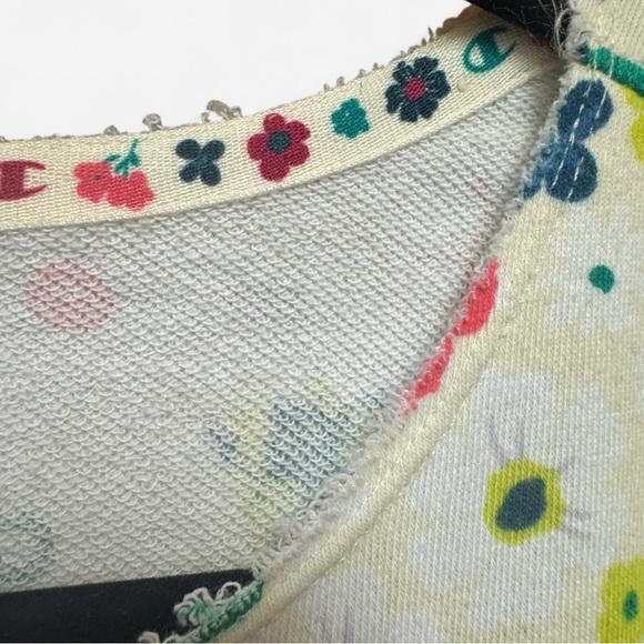 Champion Cropped Floral Crewneck Sweatshirt - Picture 8 of 8